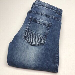 MENS SUKO TACTICAL STYLE STRAIGHT LEG JEANS 38x30 ⭐️